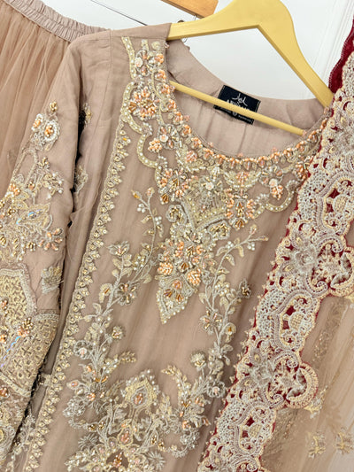 ARWS-05- Brown - Readymade - ARW Chiffon Collection 2025 - Memsaab Online