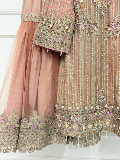 ARWS-02- Pink - Readymade - ARW Chiffon Collection 2025 - Memsaab Online