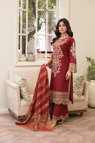 HRM-01 - Readymade Memsaab Formal Cotton Suit - Memsaab Online