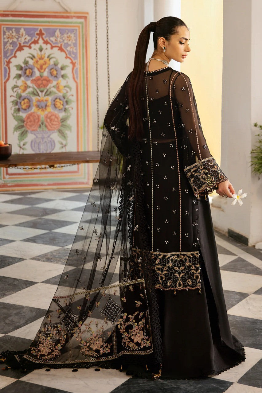 DQ-106 - R - Readymade - Dastak Collection Luxury Chiffon Collection - Memsaab Online