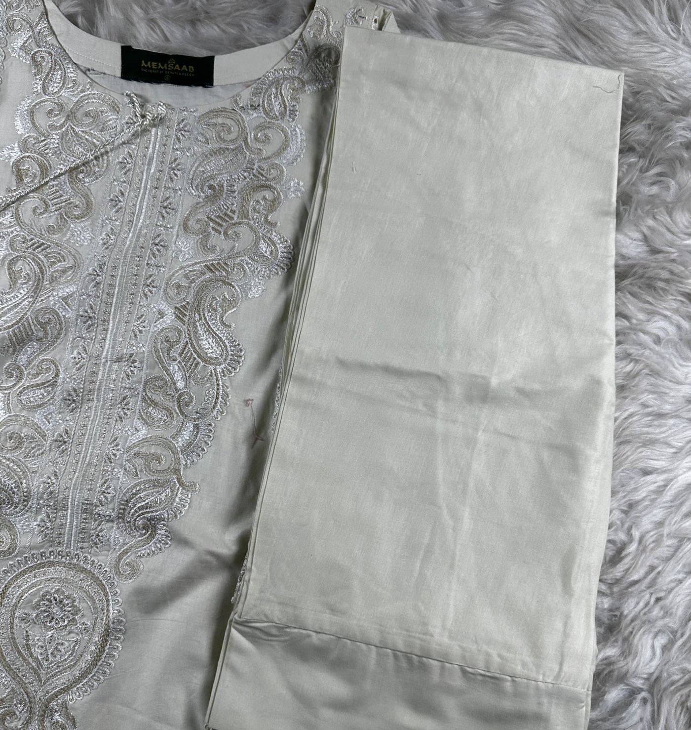 ATR-1136-Cream- Sehrish B Lux Cotton - Memsaab Online