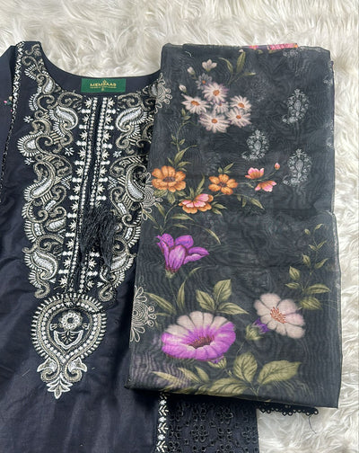 ATR-1136-Black- Sehrish B Lux Cotton - Memsaab Online