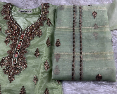 UMR909 - L Green - Readymade - Memsaab Formal Suit - Memsaab Online