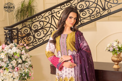 HSS-331- Readymade Heeras Suit - Memsaab Online