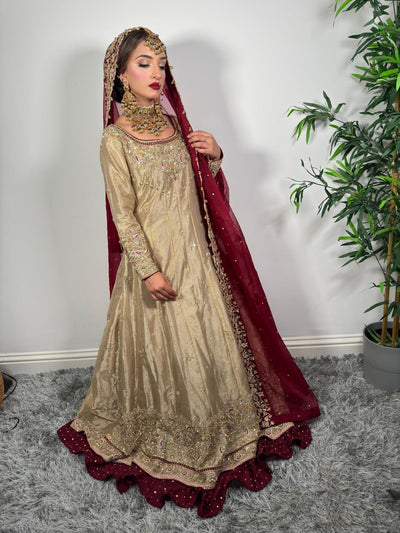 SRB2430 - Zarqaa - Long Maxi Dress with skirt