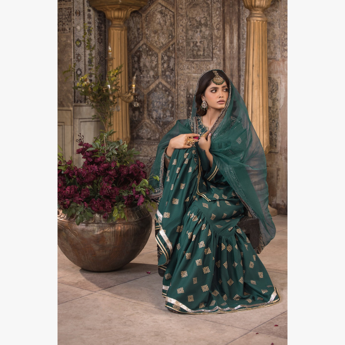 HSS-355- Readymade Heeras Suit - Memsaab Online