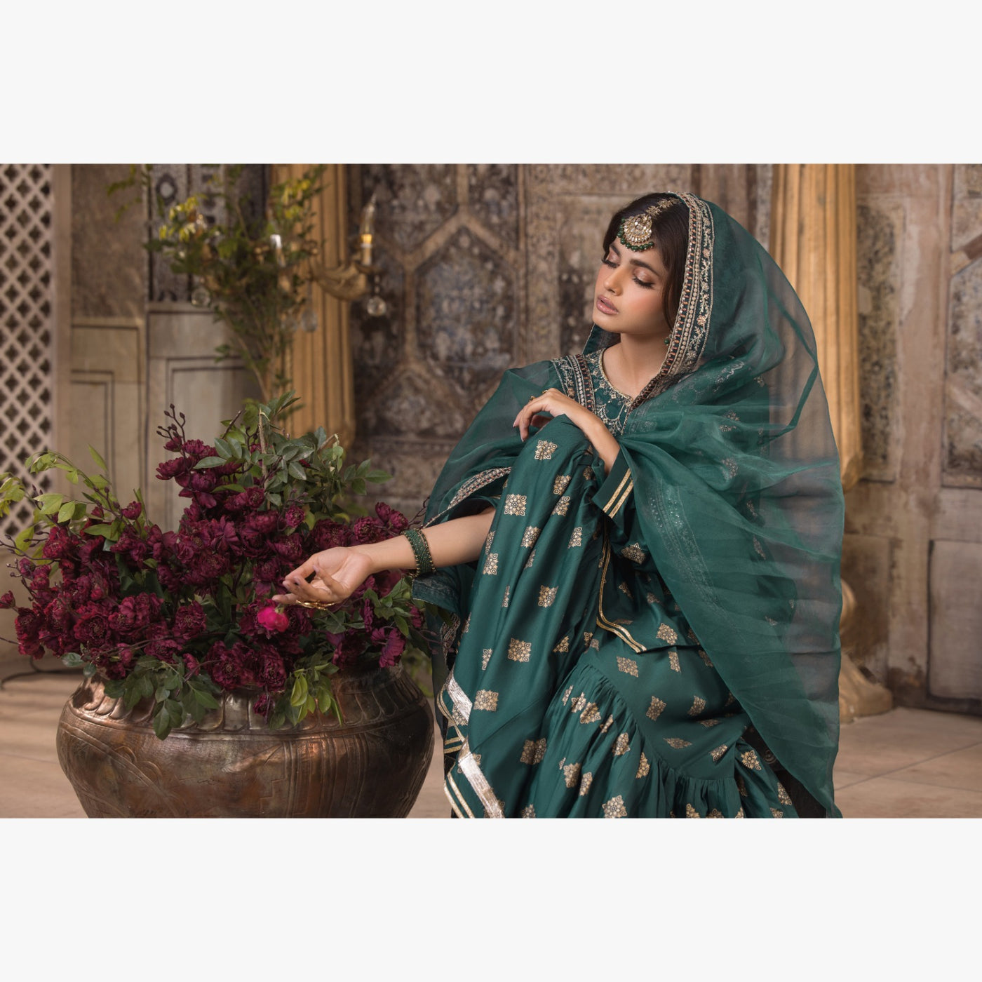 HSS-355- Readymade Heeras Suit - Memsaab Online