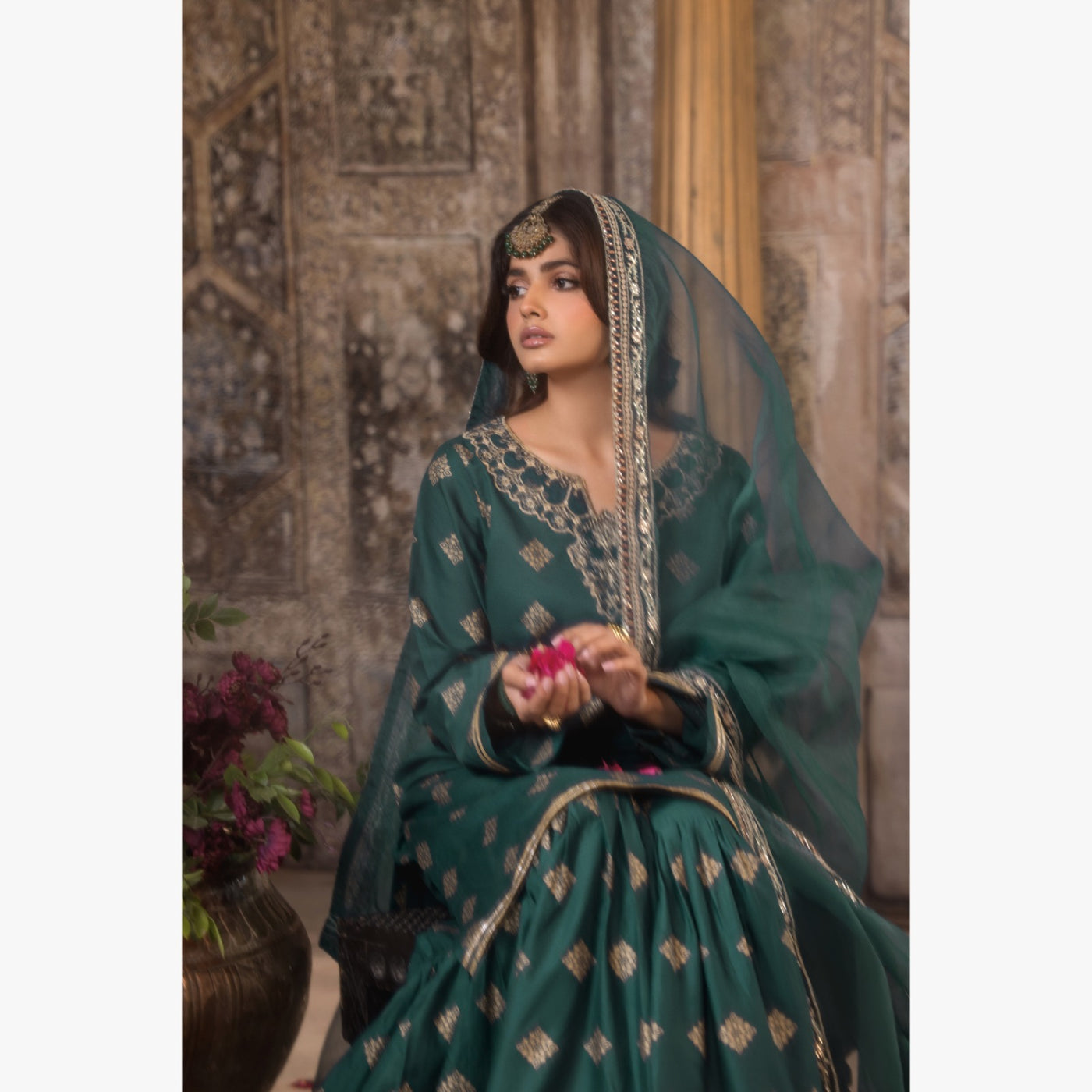 HSS-355- Readymade Heeras Suit - Memsaab Online