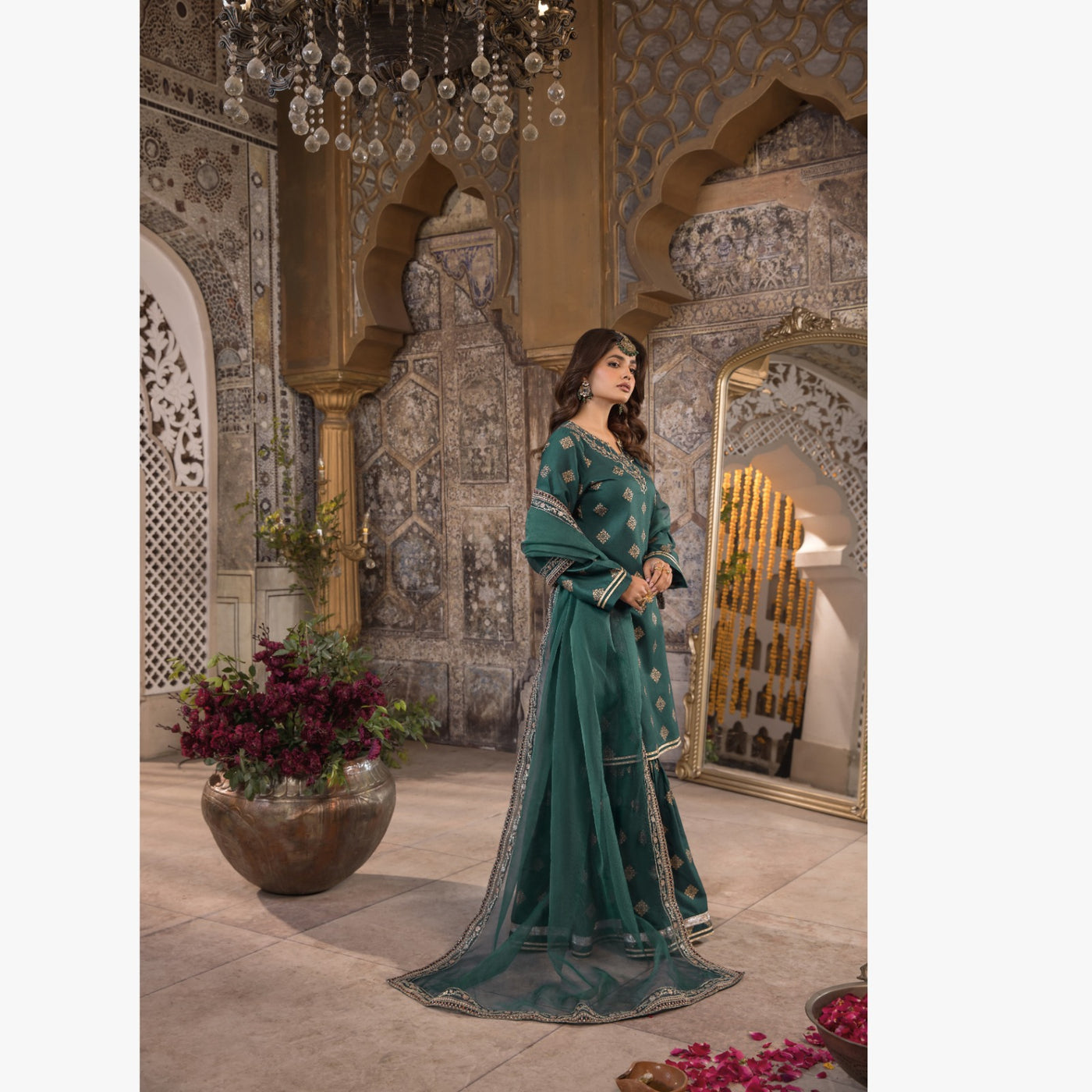 HSS-355- Readymade Heeras Suit - Memsaab Online