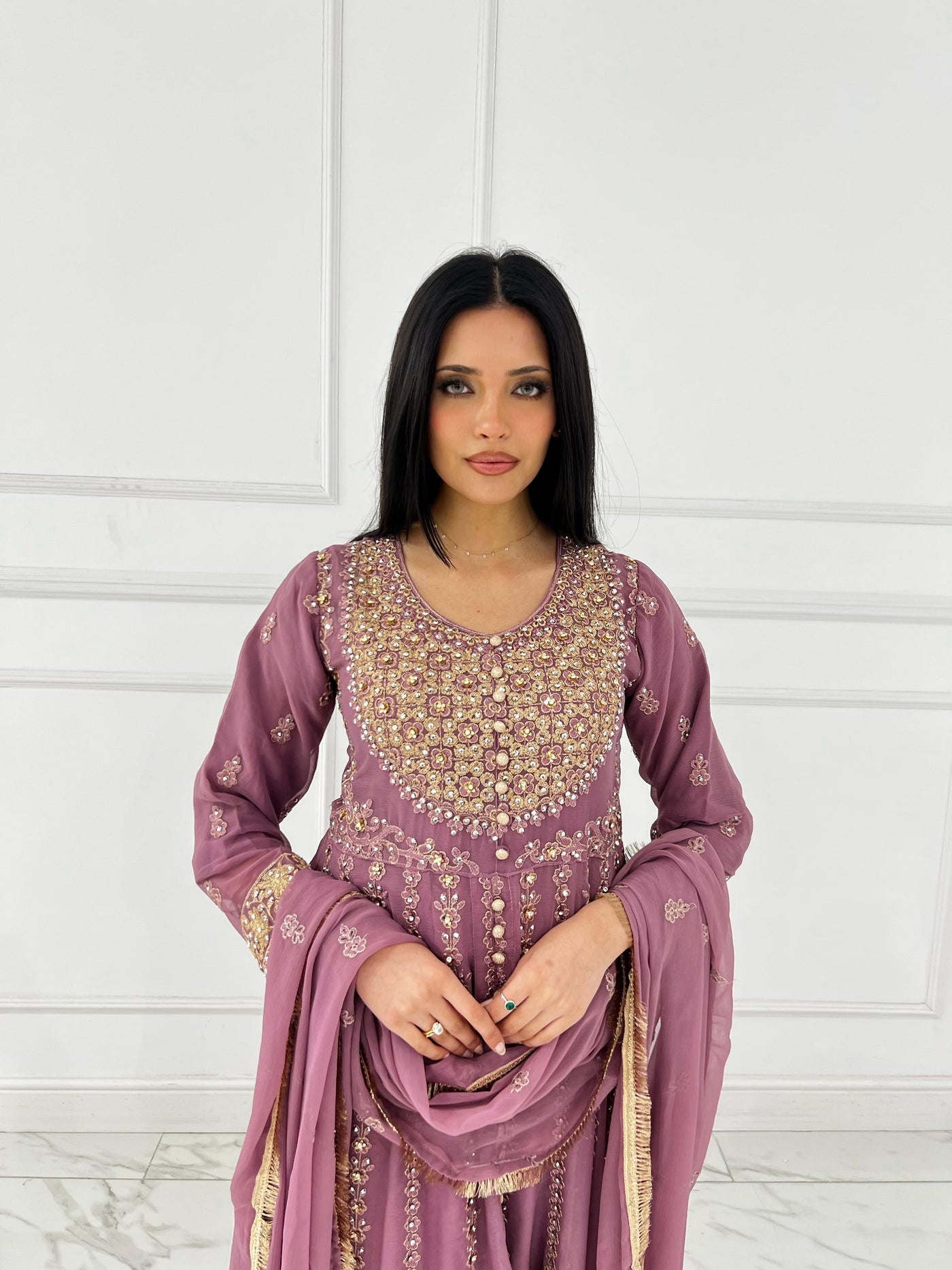 SHAZ1778 - Readymade - Chiffon - Mummy n Me Outfit - Memsaab Online