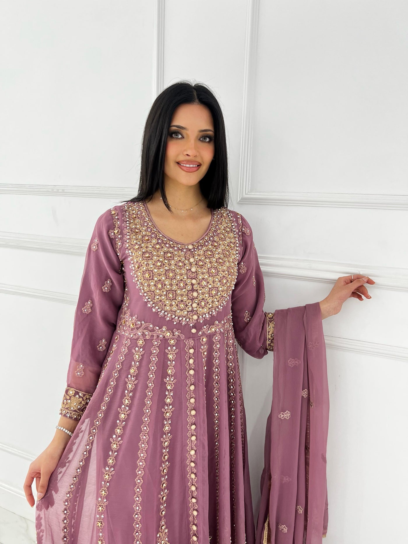 SHAZ1778 - Readymade - Chiffon - Mummy n Me Outfit - Memsaab Online