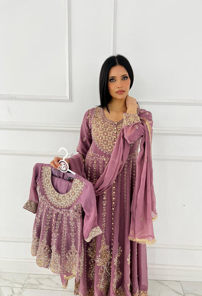 SHAZ1778 - Readymade - Chiffon - Mummy n Me Outfit - Memsaab Online