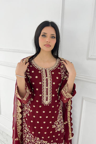 Shaz1817 - Readymade - Chiffon - Mummy n Me Outfit - Memsaab Online