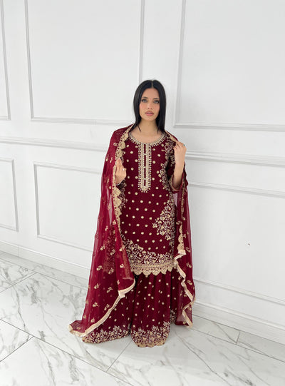 Shaz1817 - Readymade - Chiffon - Mummy n Me Outfit - Memsaab Online