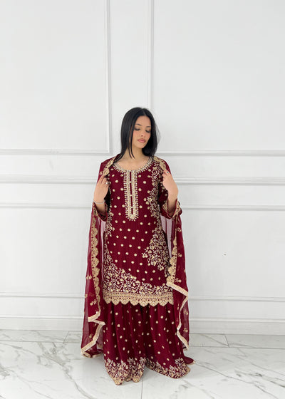 Shaz1817 - Readymade - Chiffon - Mummy n Me Outfit - Memsaab Online