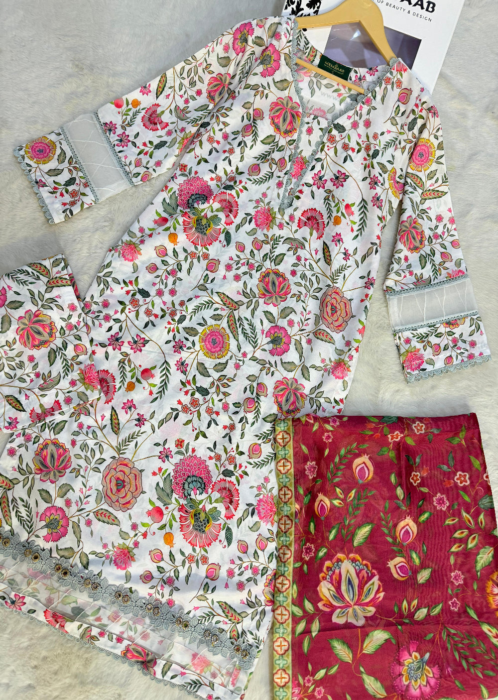 ATR-1907 - S.Prints - Cotton Silk - Memsaab Online