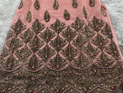 UMR907 - Peach - Readymade - Memsaab Formal Suit - Memsaab Online