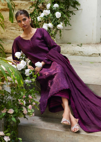 GC-09 - Amora - Ready Made Gulaal Chikankaari Lawn Collection 2025 - Memsaab Online