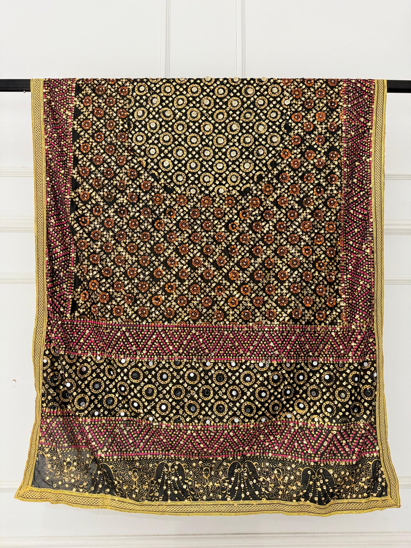 SMR7101 - Block Print Wedding Duppattas - Memsaab Online