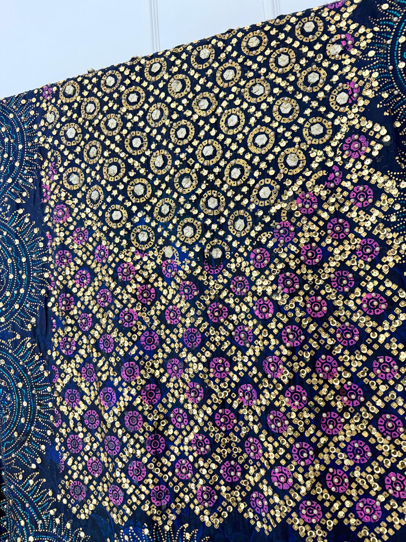 SMR7101 - Block Print Wedding Duppattas - Memsaab Online