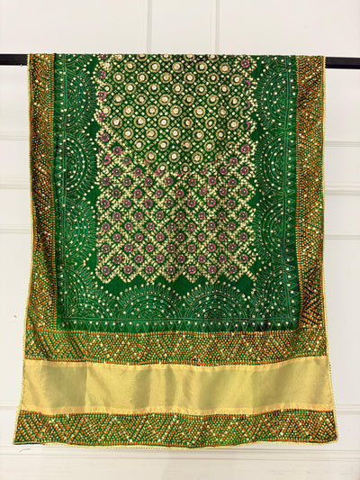 SMR7101 - Block Print Wedding Duppattas - Memsaab Online