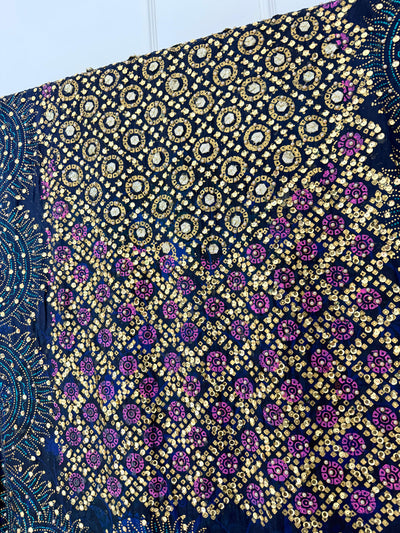 SMR7101 - Block Print Wedding Duppattas - Memsaab Online