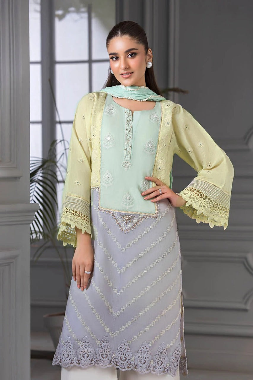 F-177 - Readyade Cotton Chiken Outfit 2025 - Memsaab Online
