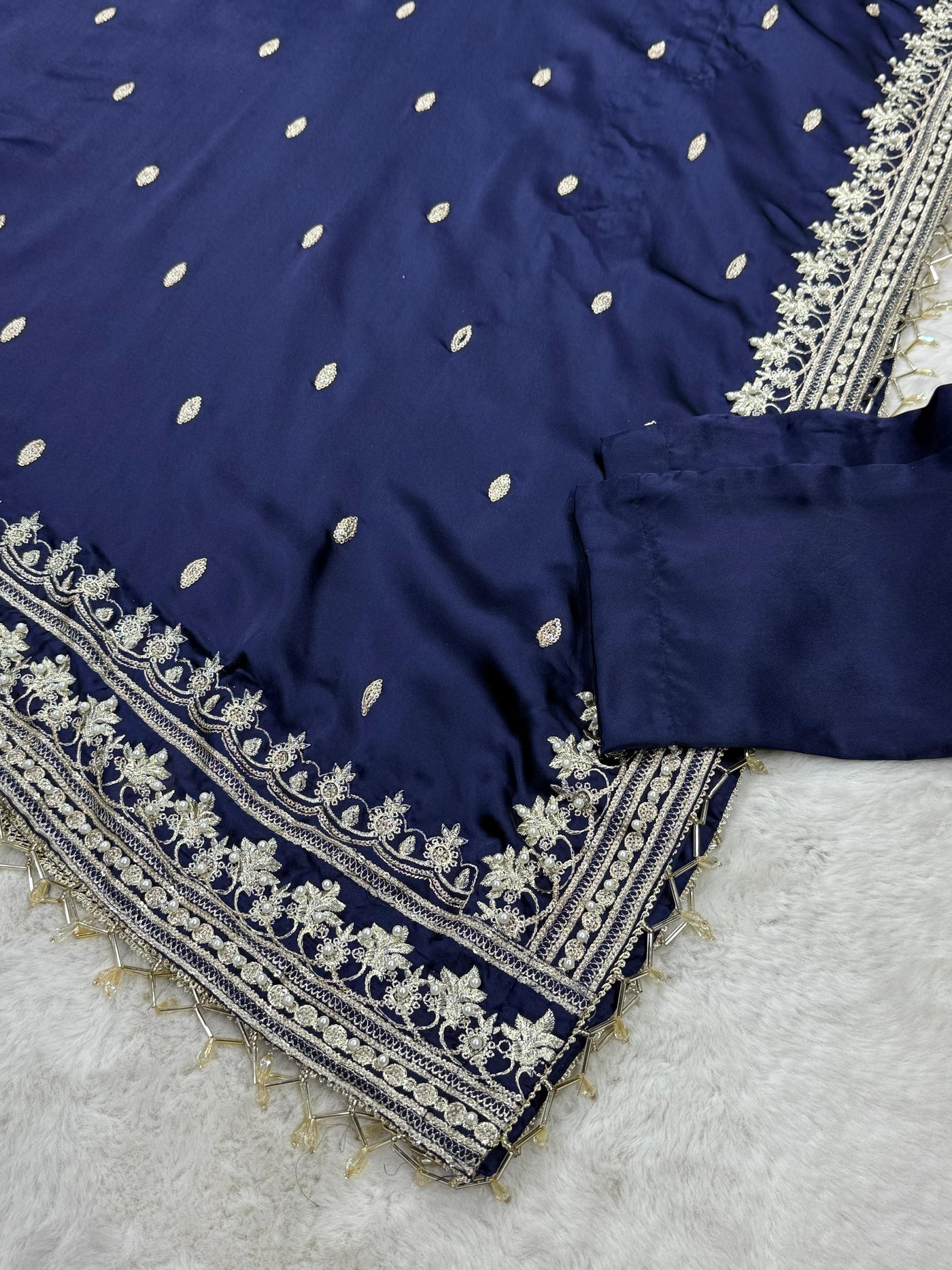 MSRW-01 Shalimi Fancy Jacket Kaftan - Memsaab Online