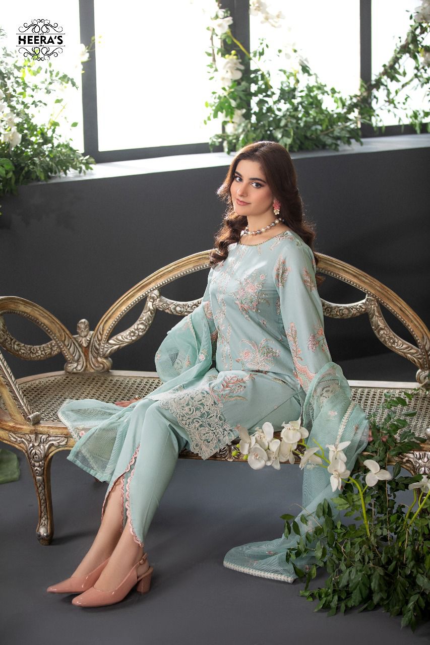 HSS-361- Readymade Heeras Suit - Memsaab Online