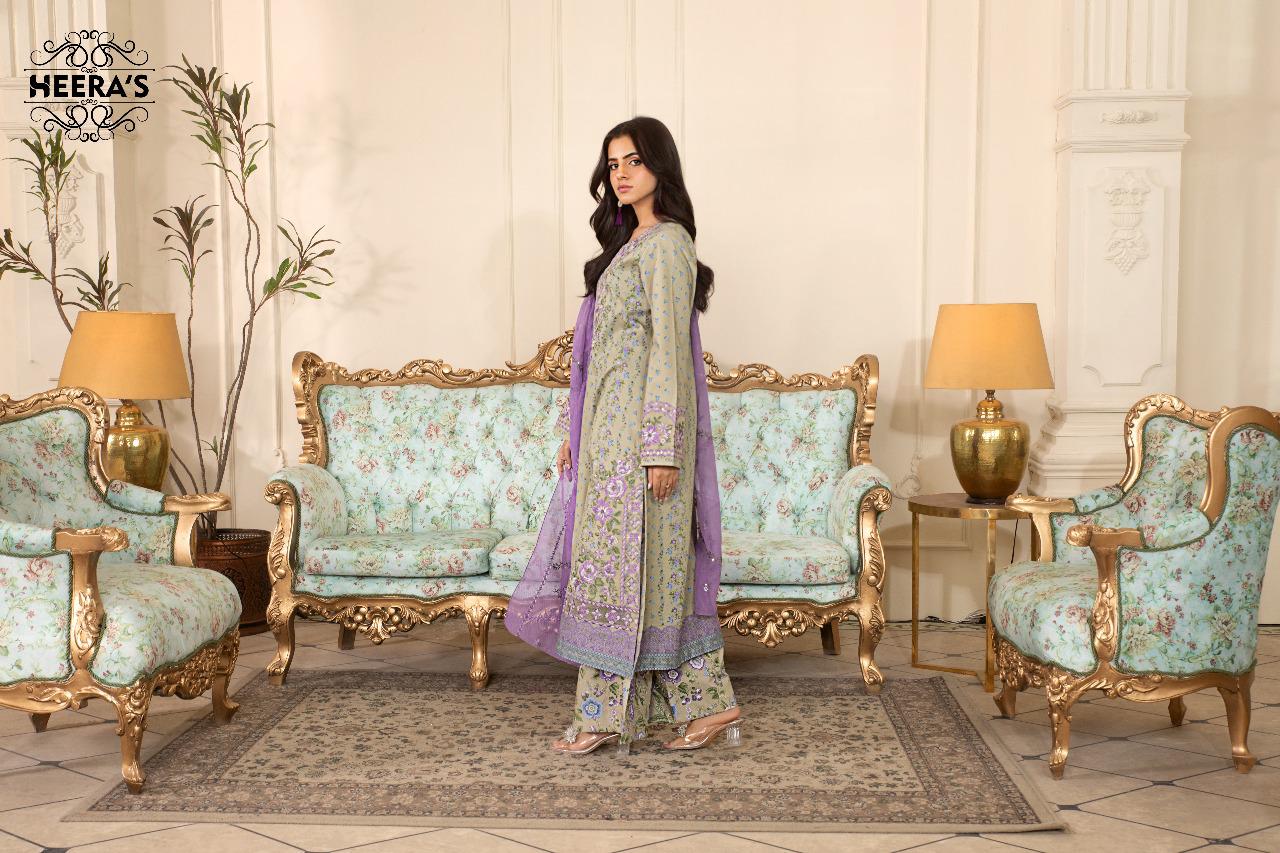 HSS-360- Readymade Heeras Suit - Memsaab Online