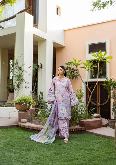 ELFECD-03-A- Wisteria - Readymade - Elaf Prints Collection 2025 - Memsaab Online
