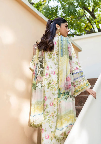 ELFECD-05-A-Gladiolus Grace-Readymade-Elaf Prints Collection 2025 - Memsaab Online