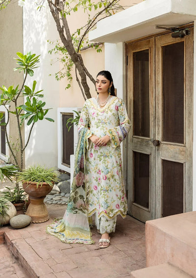 ELFECD-05-A-Gladiolus Grace-Readymade-Elaf Prints Collection 2025 - Memsaab Online