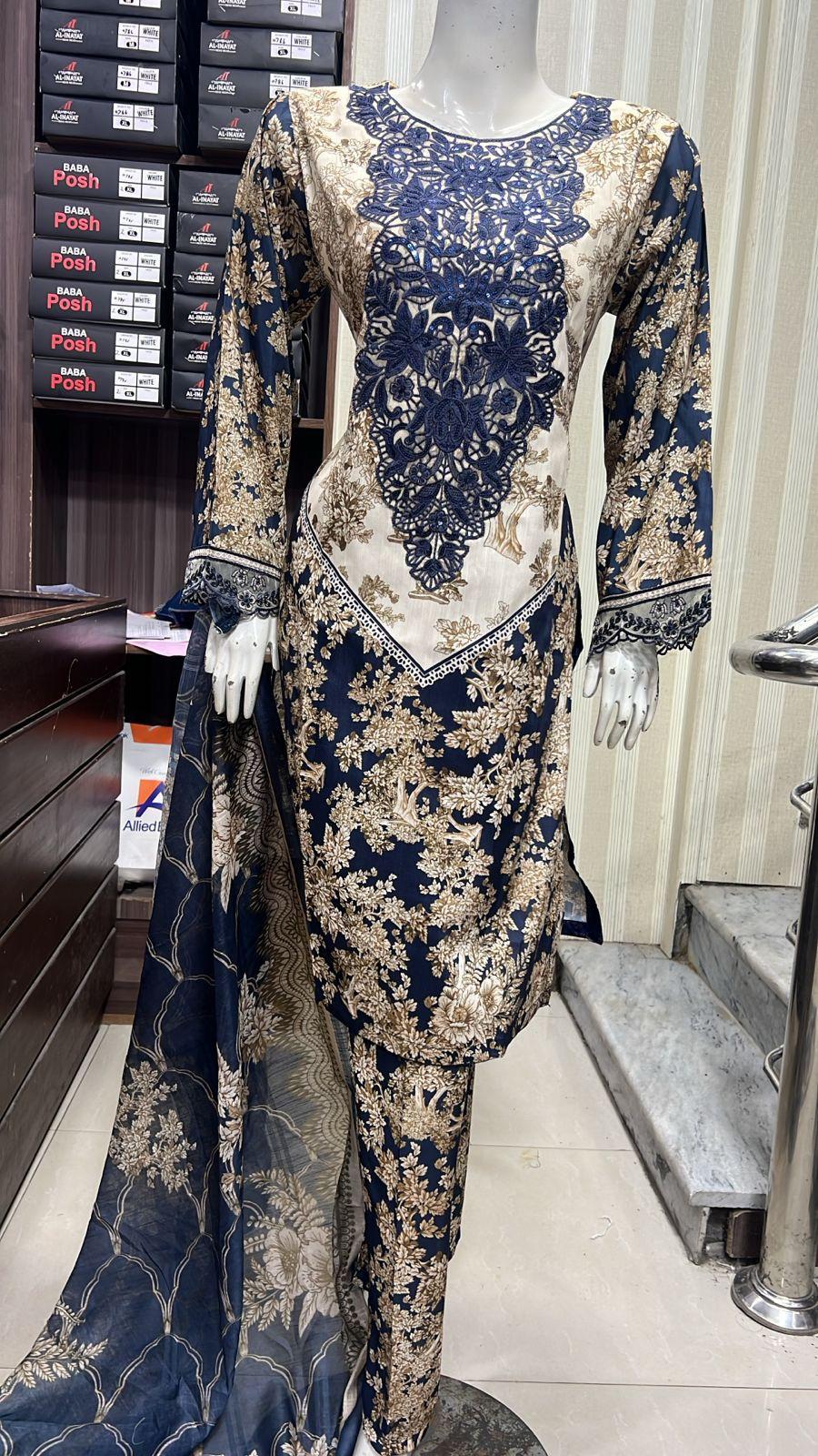 BPH-201 - Readymade Viscose Winter Suit - Memsaab Online