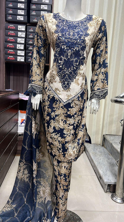 BPH-201 - Readymade Viscose Winter Suit - Memsaab Online