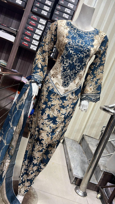 BPH-201 - Readymade Viscose Winter Suit - Memsaab Online