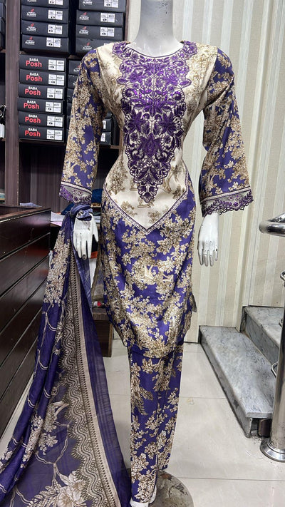 BPH-201 - Readymade Viscose Winter Suit - Memsaab Online
