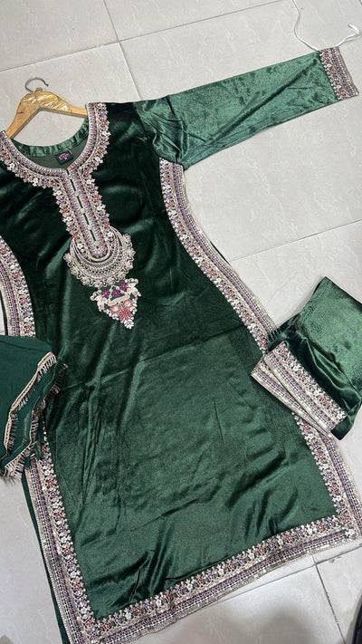 BPH-204 - Readymade Velvet Suit - Memsaab Online
