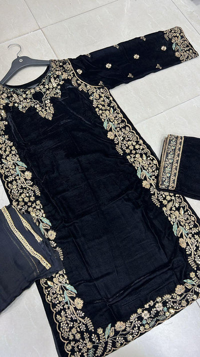 BPH-205 - Readymade Velvet Suit - Memsaab Online