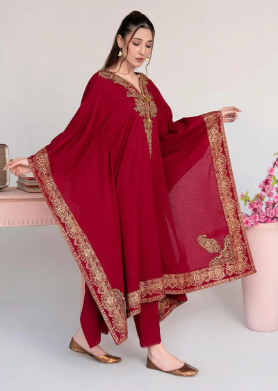MSBMT-30 - Crescent Khaddar Kaftan - Memsaab Online