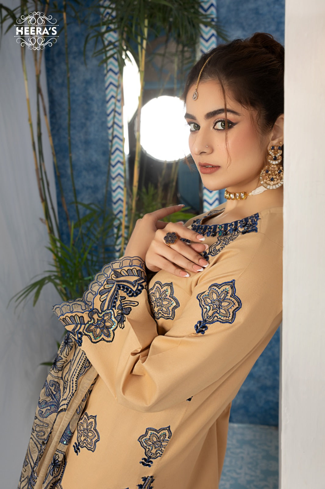 HSS-346- Readymade Heeras Suit - Memsaab Online