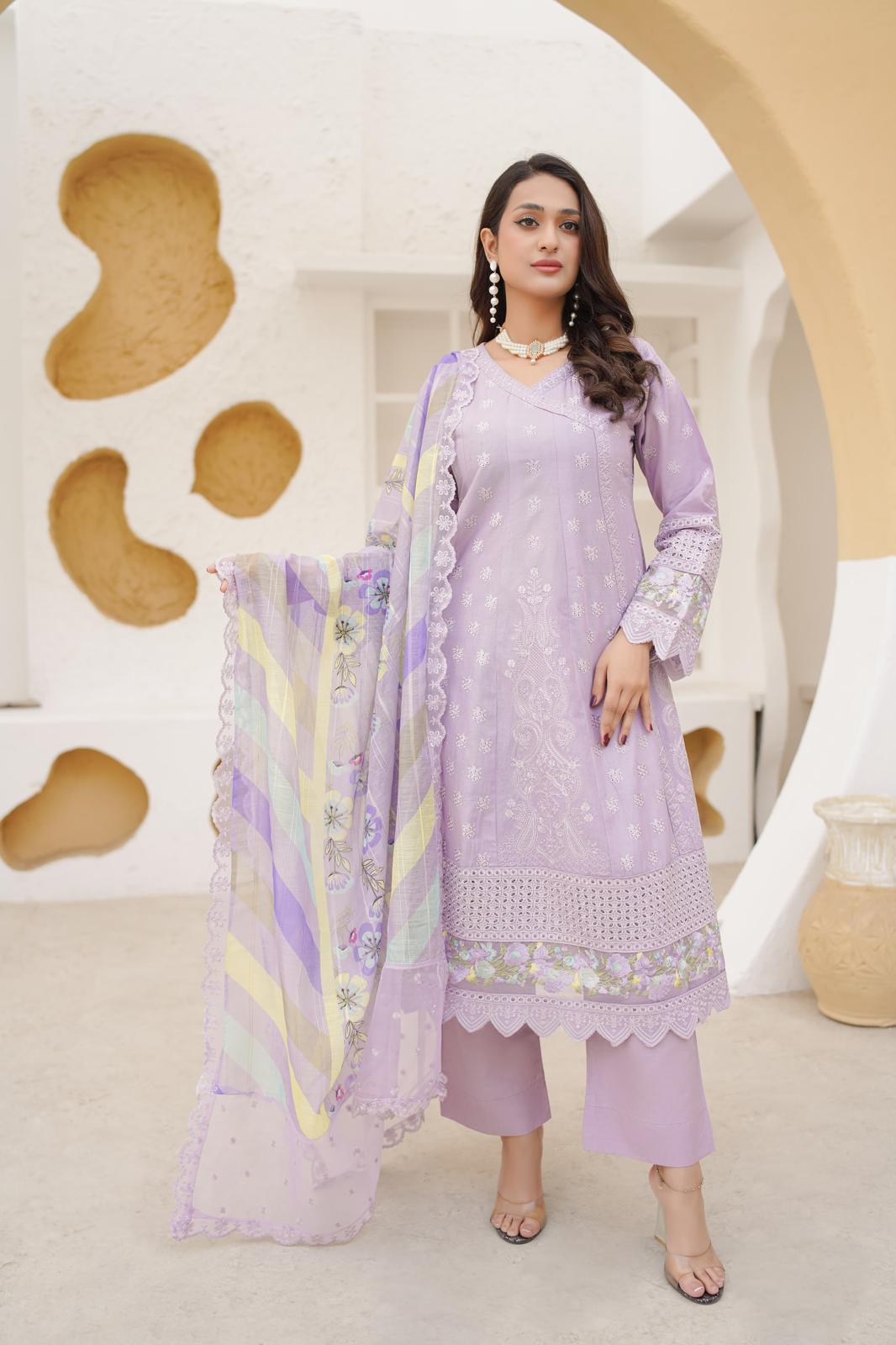 HRM-05 - Readymade Memsaab Formal Cotton Suit - Memsaab Online