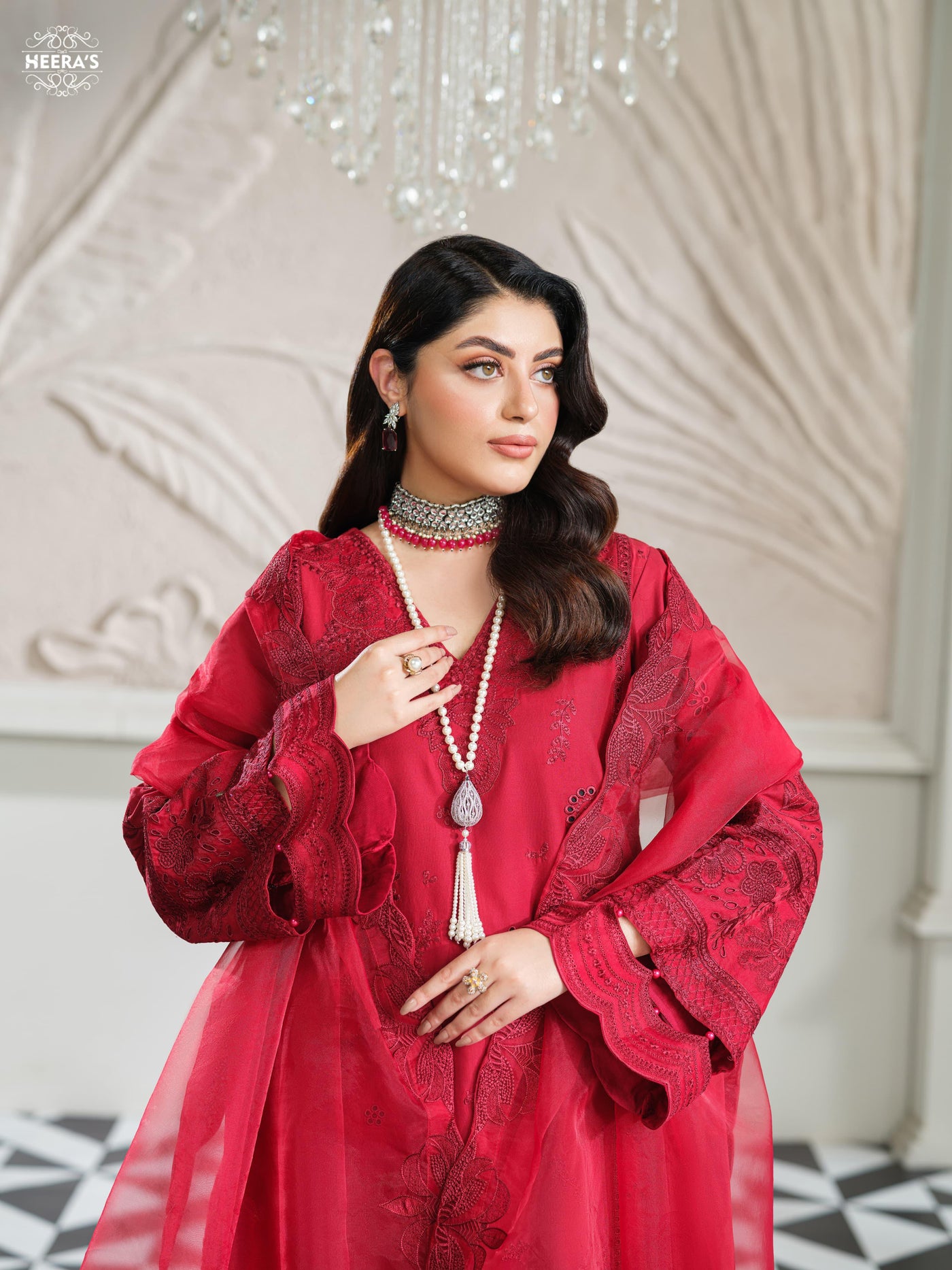 HSS-1156 - Readymade Heeras Suit - Memsaab Online