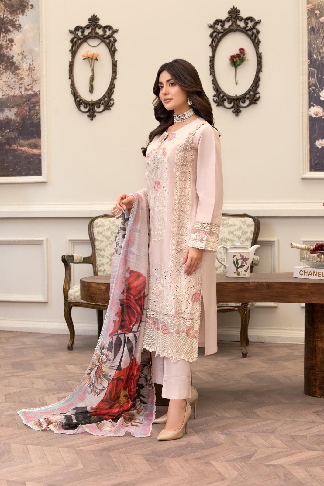 HRM-03 - Readymade Memsaab Formal Cotton Suit - Memsaab Online