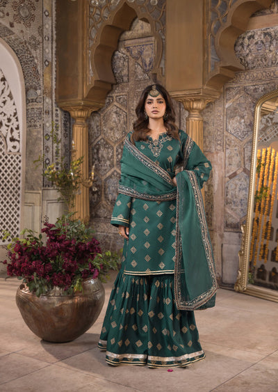 HSS-355- Readymade Heeras Suit - Memsaab Online