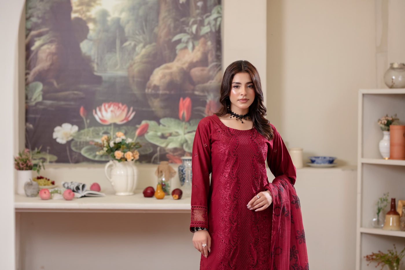 HRM12 - Readymade Memsaab Formal Cotton Suit - Memsaab Online
