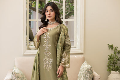 HRM-08 - Readymade Memsaab Formal Cotton Suit - Memsaab Online