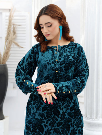 SFSH-10 - Readymade - LUXURY VELVET SUIT 2025 - Memsaab Online