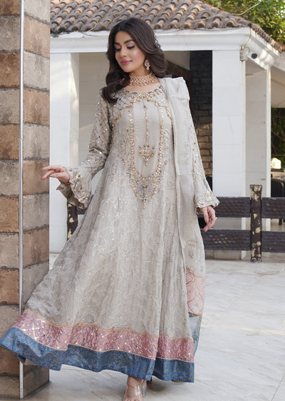 MARW-1603- Skin - Readymade Wedding Wear Outfit - Memsaab Online