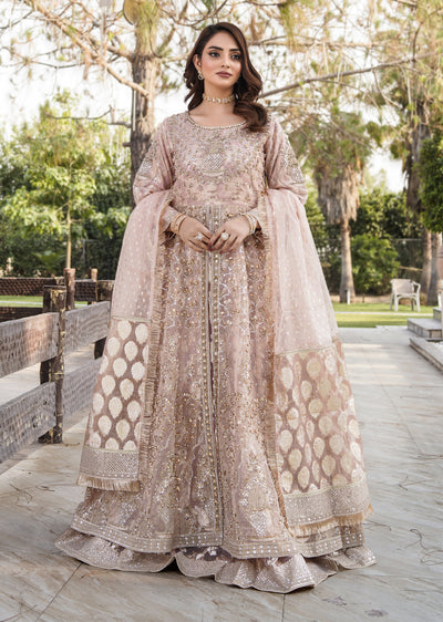 MARW-1610- B Pink- Readymade Wedding Wear Outfit - Memsaab Online